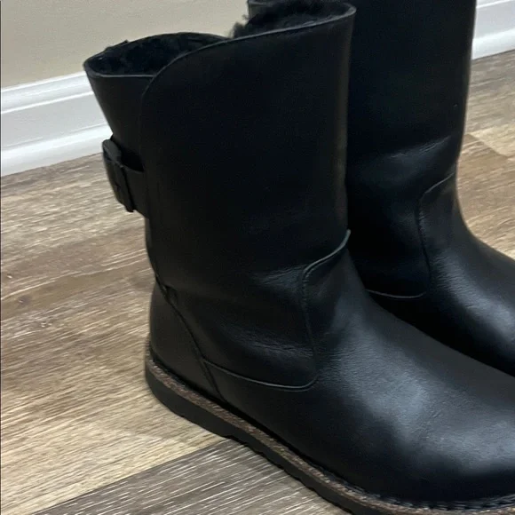 Birkenstock Black Leather Boots - Picture 2 of 16